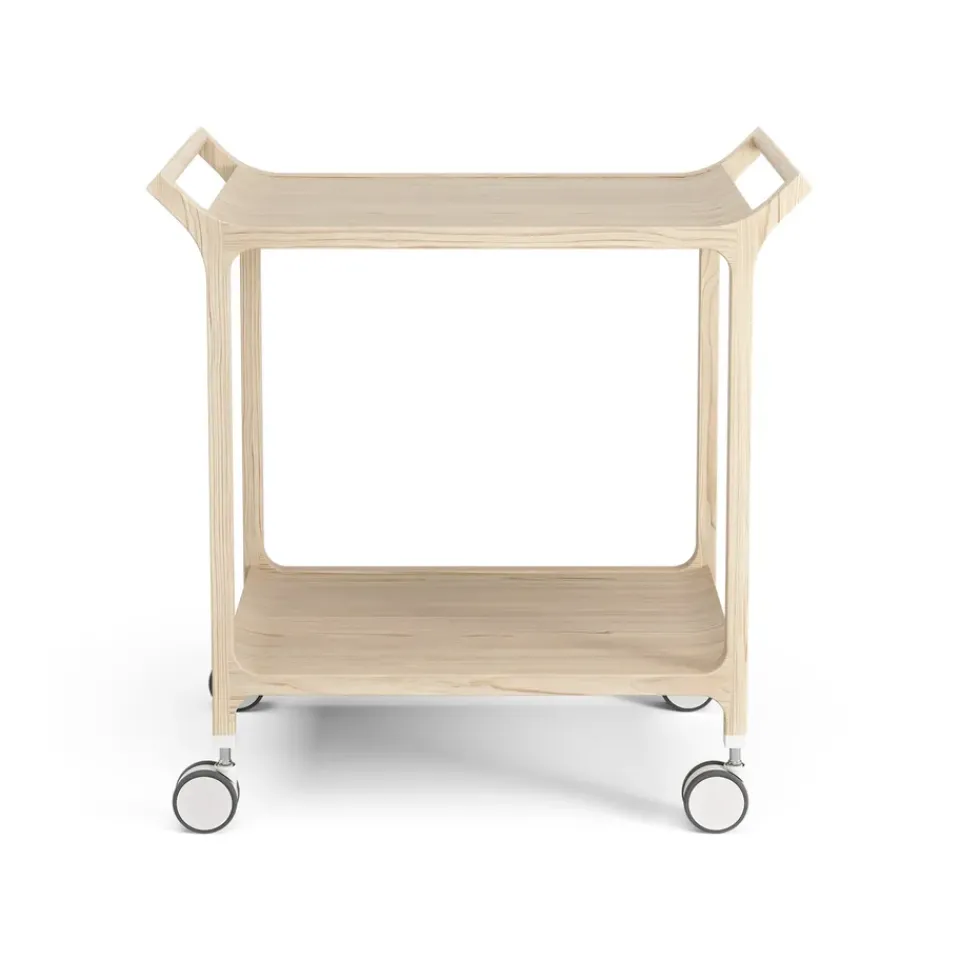 Sale Swedese Teatime serving trolley, Ash laquered Beige