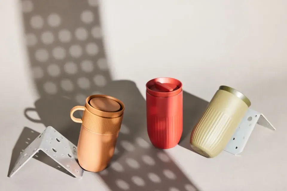Thermal Flasks & Travel Mugs^Sagaform Ted car mug thermos mug 28 cm, Fudge Brown