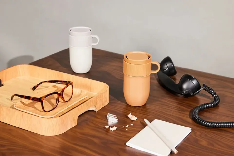 Thermal Flasks & Travel Mugs^Sagaform Ted car mug thermos mug 28 cm, Fudge Brown