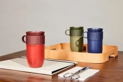 Online Sagaform Ted car mug thermos mug 28 cm, Green