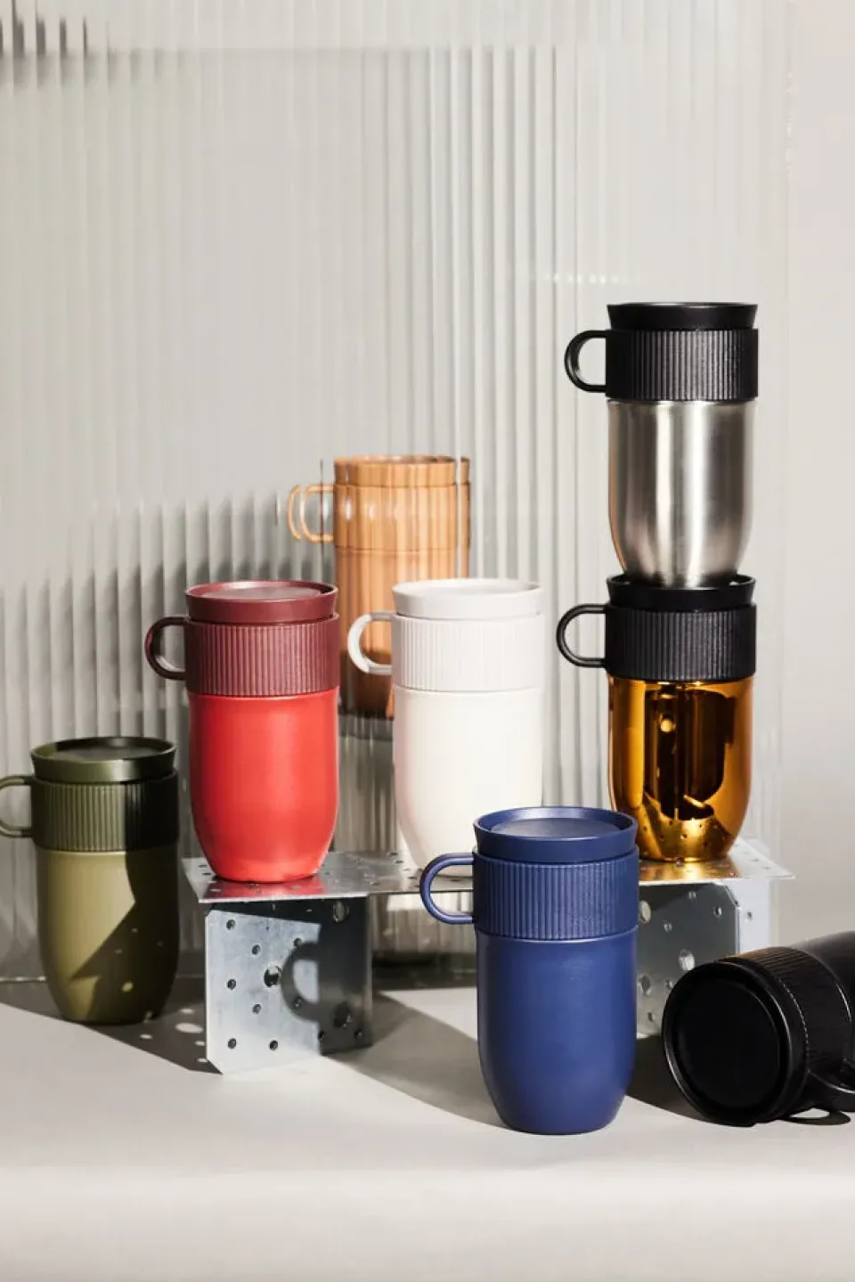 Online Sagaform Ted car mug thermos mug 28 cm, Green