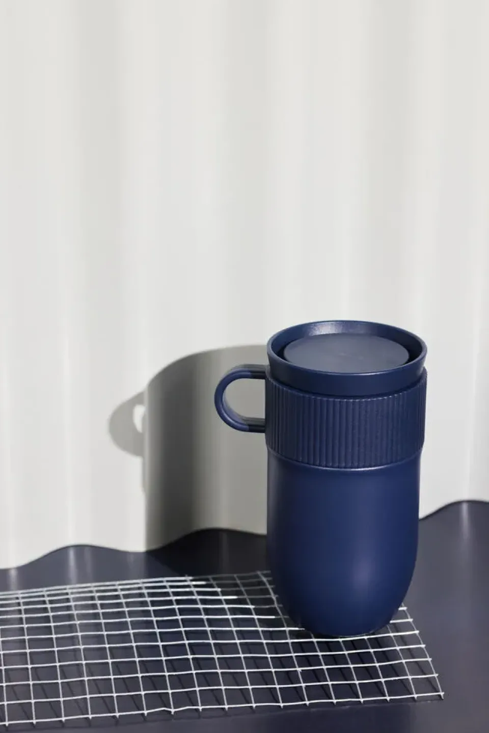 Sale Sagaform Ted car mug thermos mug 28 cm, Blue