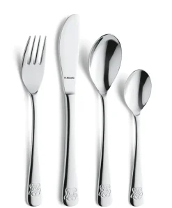 Children's Cutlery^Amefa Teddy children's cutlery 4 pieces, Stainless steel Silver-coloured