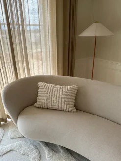 Online Tinted Telin cushion 30x50 cm, Off White
