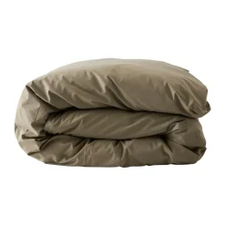 Online Tell Me More duvet cover cotton, Olive, 220x220 cm Green