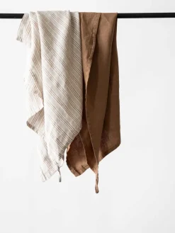 Online Tell Me More kitchen towel linen 50x70 cm, Hazelnut Brown