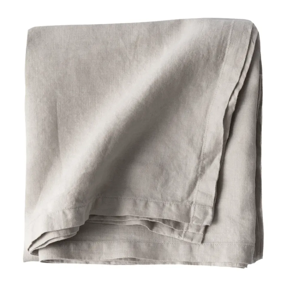 Tablecloths^Tell Me More tablecloth 145x145 cm, Warm grey GreyBeige