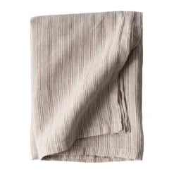 Tablecloths^Tell Me More tablecloth 145x270 cm, Hazelnut stripe BrownBeige