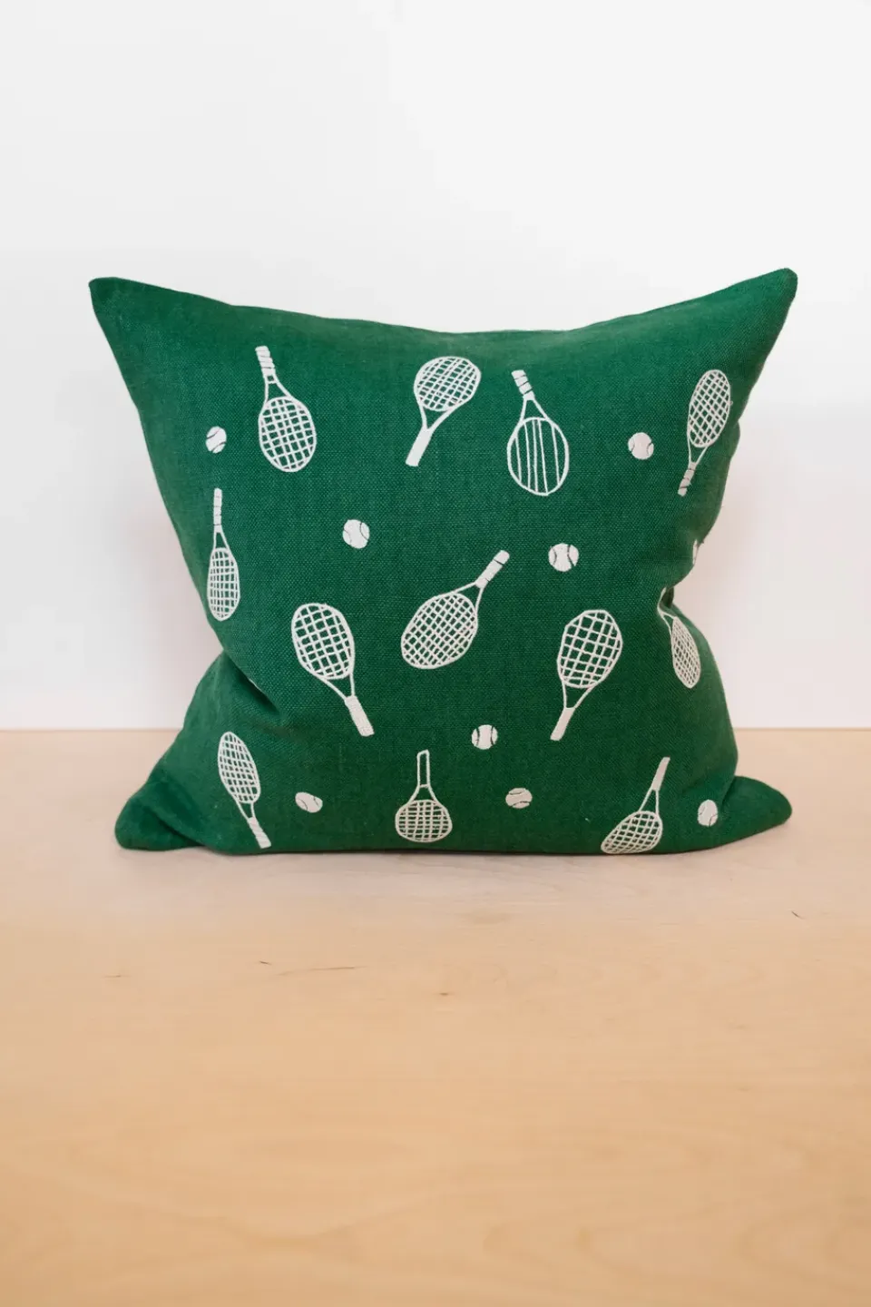 Cushion Covers^Fine Little Day Tennis racket cushion cover 48x48 cm, Green