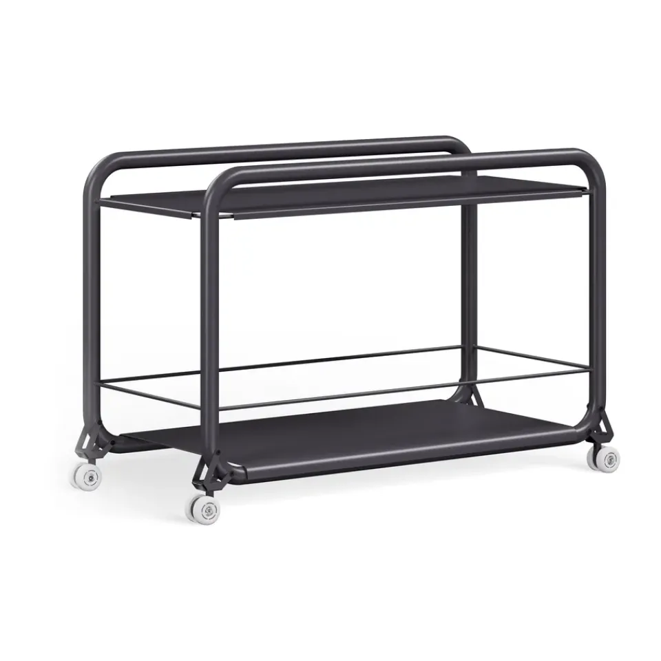 Serving Trolleys^Lammhults Tension trolley, Graphit texture Grey