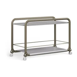 Online Lammhults Tension trolley, Grey green-stainless steel GreyGreen