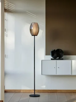 Clearance Herstal Tentacle floor lamp 165 cm, -Smoked Black