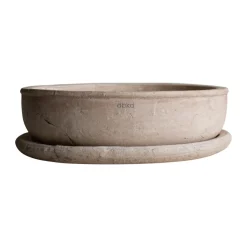 Sale DBKD Terra bowl planter, Sand, Ø30x10.5 cm Beige