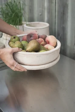 Sale DBKD Terra bowl planter, Sand, Ø30x10.5 cm Beige