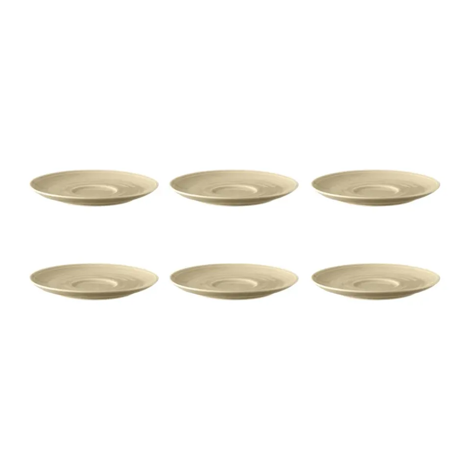 Seltmann Weiden Terra coffee saucer Ø16.1 cm 6-pack, Sand Beige