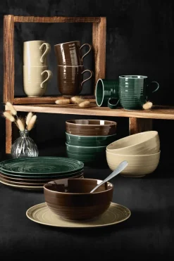 Sale Seltmann Weiden Terra coffee saucer Ø16.1 cm 6-pack, Moss Green