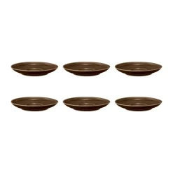 New Seltmann Weiden Terra coffee saucer Ø12 cm 6-pack, Earth Brown