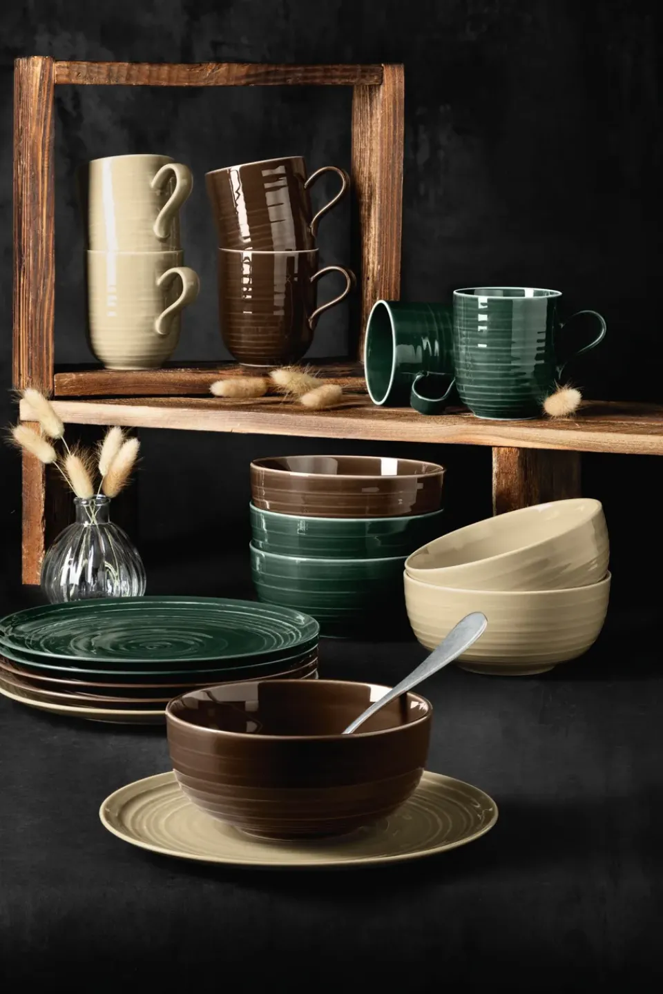 Tea & Coffee Saucers^Seltmann Weiden Terra coffee saucer Ø12 cm 6-pack, Moss Green
