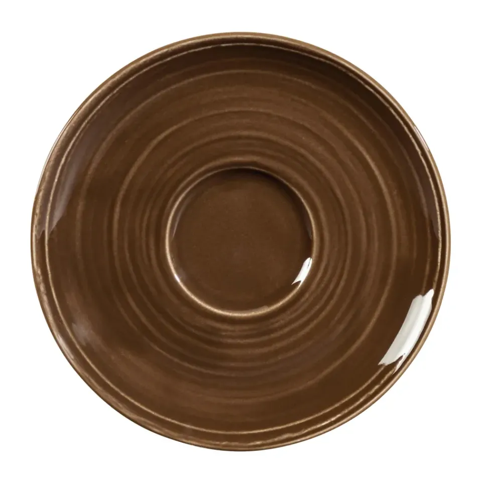 Tea & Coffee Saucers^Seltmann Weiden Terra coffee saucer Ø16.1 cm 6-pack, Earth Brown