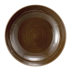 Clearance Seltmann Weiden Terra deep plate Ø21.2 cm 6-pack, Earth Brown