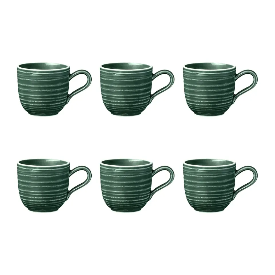 Sale Seltmann Weiden Terra espresso cup 9 cl 6-pack, Moss Green