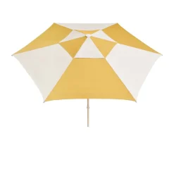 Hot HAY Terrazza Hexagon parasol, Off white-ochre Multi