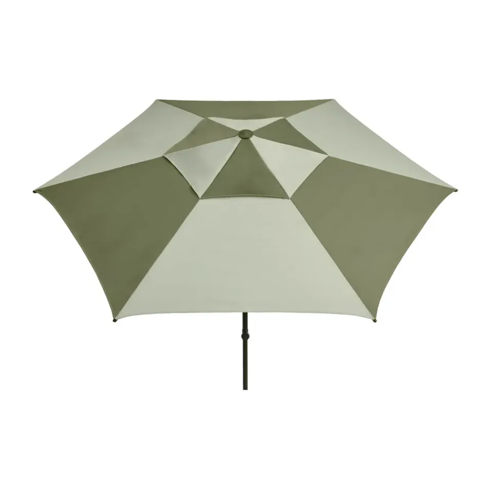 Sun Protection^HAY Terrazza Hexagon parasol, Green-dark green Multi