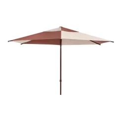 Sun Protection^HAY Terrazza Hexagon parasol, Off-white-burgundy Multi