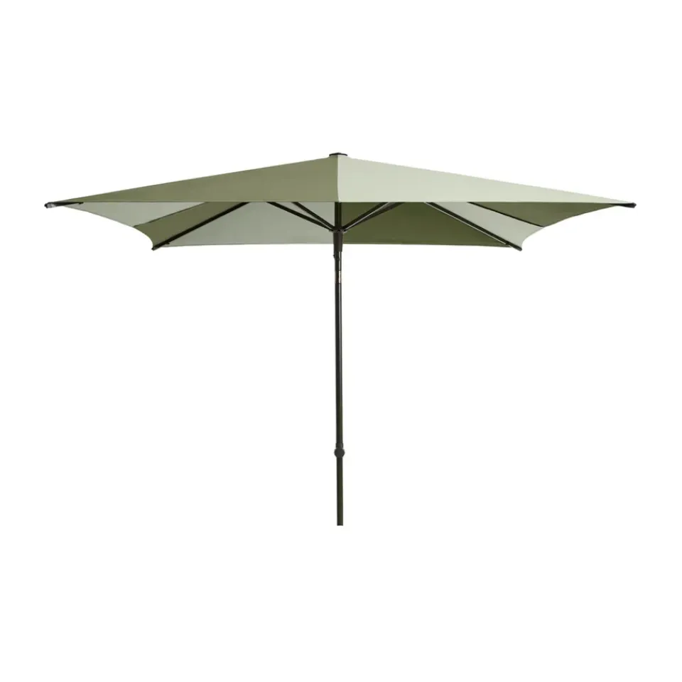 Best HAY Terrazza Square parasol, Green-dark green Multi