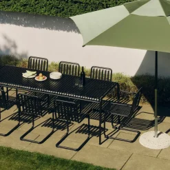 Sun Protection^HAY Terrazza umbrella base, Concrete stone, 35 kg Grey
