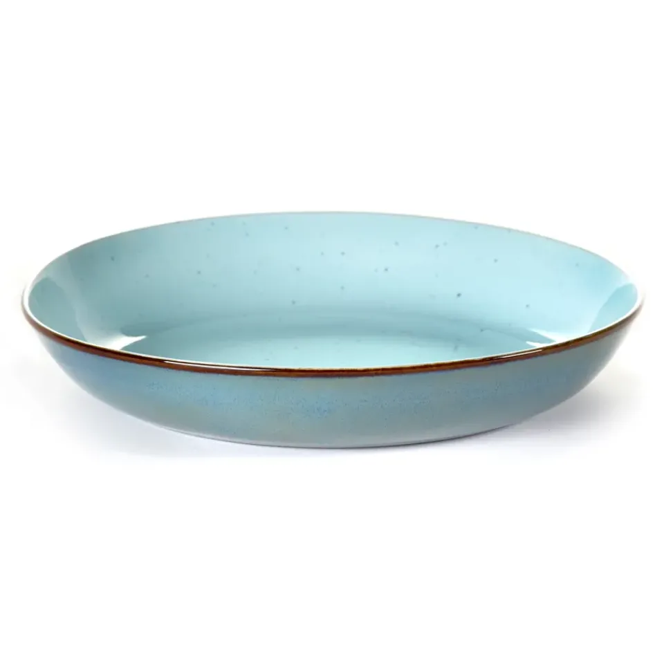Deep Plates^Serax Terres de Rêves pasta plate 23.5 cm, light -smokey Blue