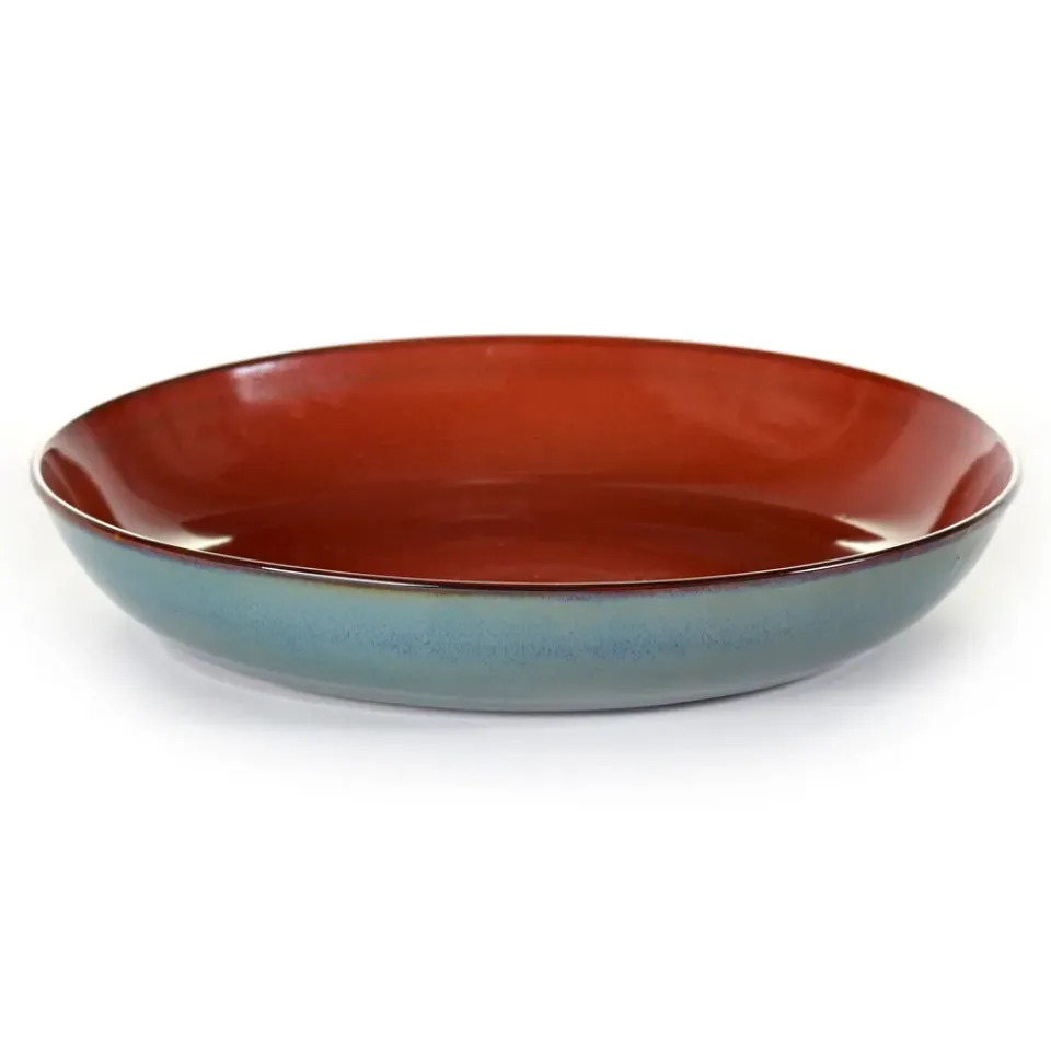 Best Serax Terres de Rêves pasta plate 23.5 cm, rust-smokey blue Red