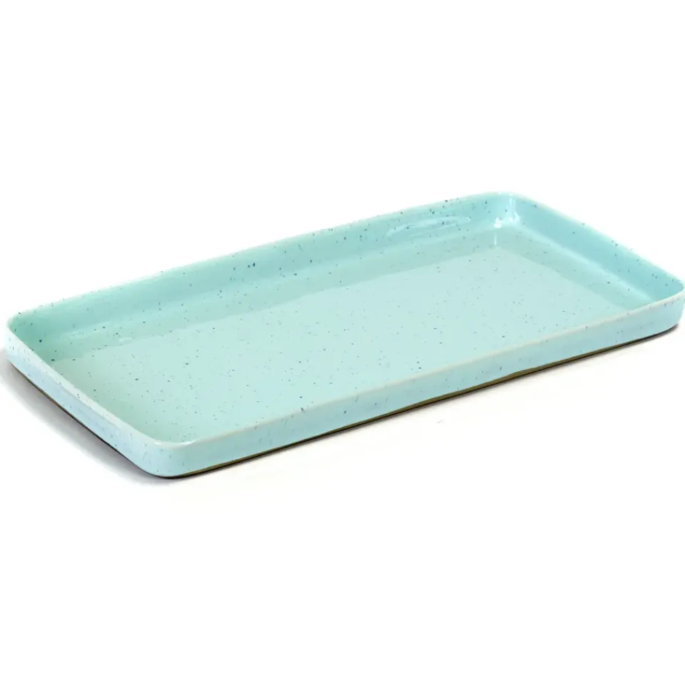 New Serax Terres de Rêves plate 18x37 cm, light Blue
