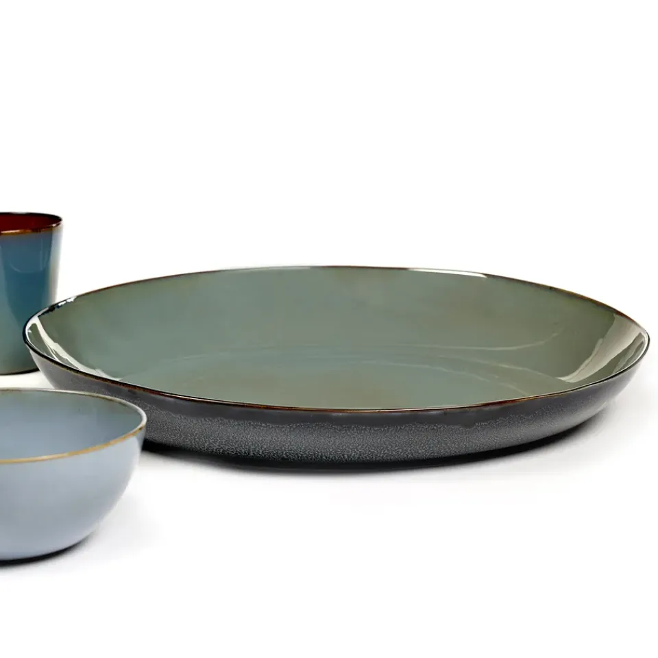 Serving Platters & Dishes^Serax Terres de Rêves serving saucer 35.5 cm, smokey -dark Blue