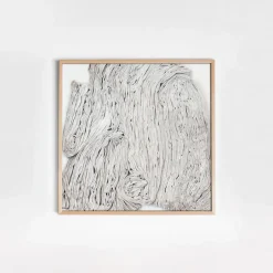 Posters^Fine Little Day Texture poster, 70x70 cm GreyWhite