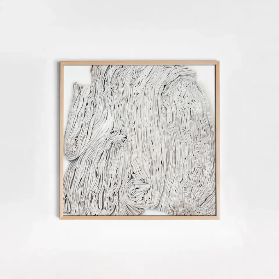 Posters^Fine Little Day Texture poster, 70x70 cm GreyWhite