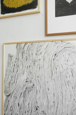 Posters^Fine Little Day Texture poster, 70x70 cm GreyWhite