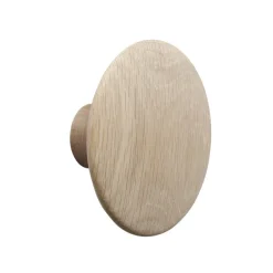 Clothes Hooks & Hangers|Clothes Hooks & Hangers^Muuto The Dots clothes hook oak, Ø13 cm Brown