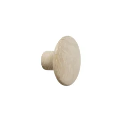 Clothes Hooks & Hangers|Clothes Hooks & Hangers^Muuto The Dots clothes hook oak, Ø9 cm Brown