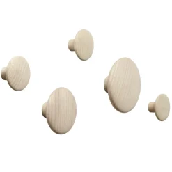 Discount Muuto The Dots coat hook ash, Extra small Beige