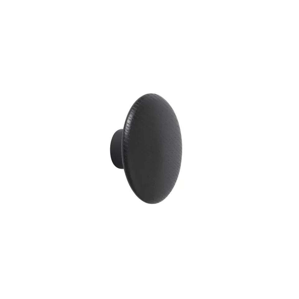Clothes Hooks & Hangers|Clothes Hooks & Hangers^Muuto The Dots coat hook , Ø6,5 cm Black