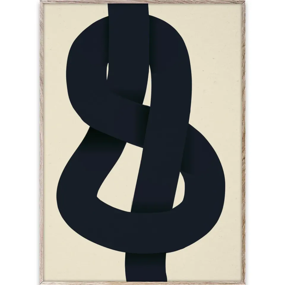 Posters^Paper Collective The Knot poster, 70x100 cm Blue