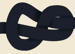 Posters^Paper Collective The Knot poster, 30x40 cm Blue