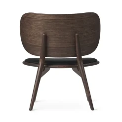 Armchairs & Footstools^Mater The Lounge Chair lounge chair, leather , sirka grey stand Black