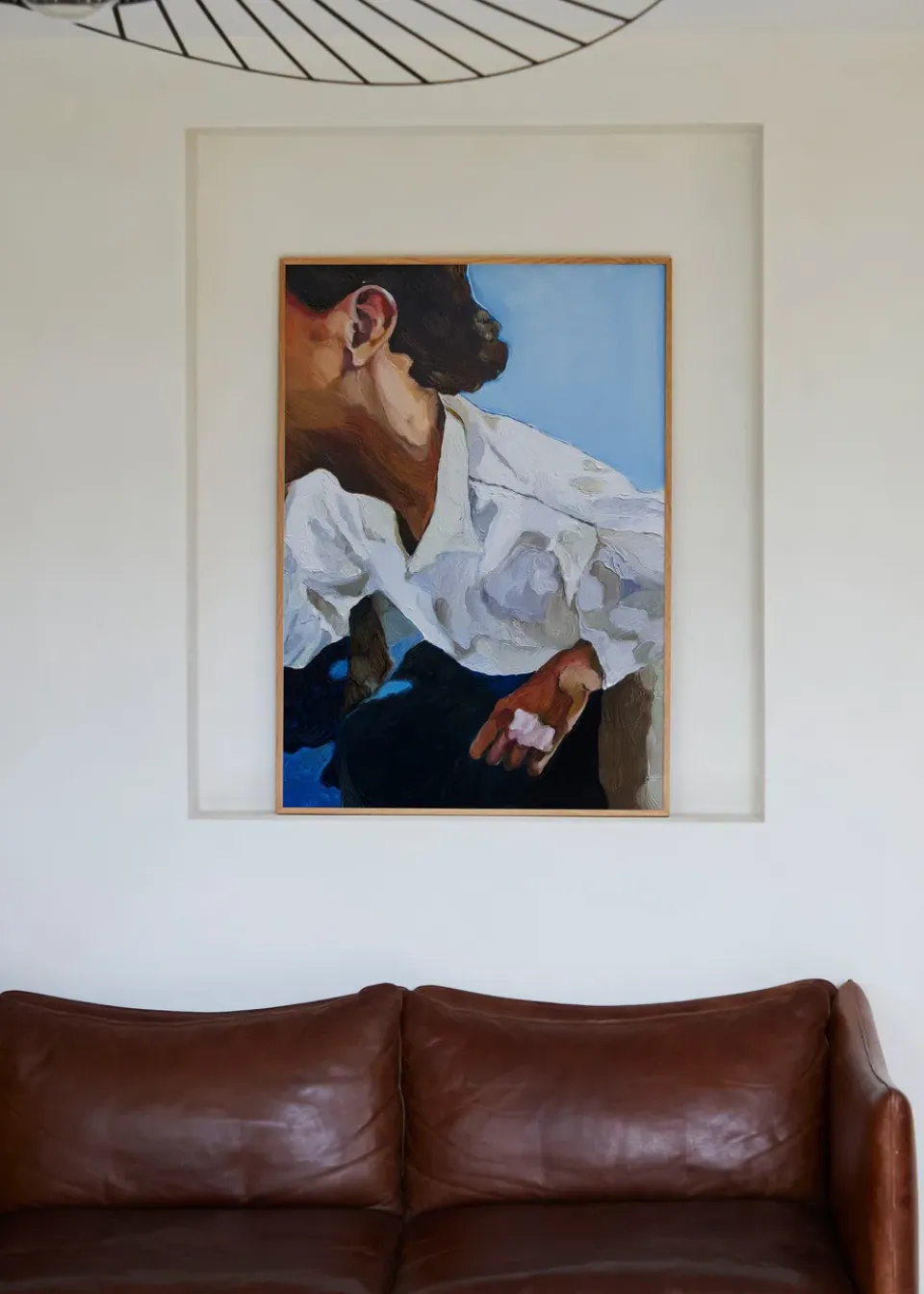 Posters^Paper Collective The Man I Met At A Bar poster, 70x100 cm WhiteBlueBlack