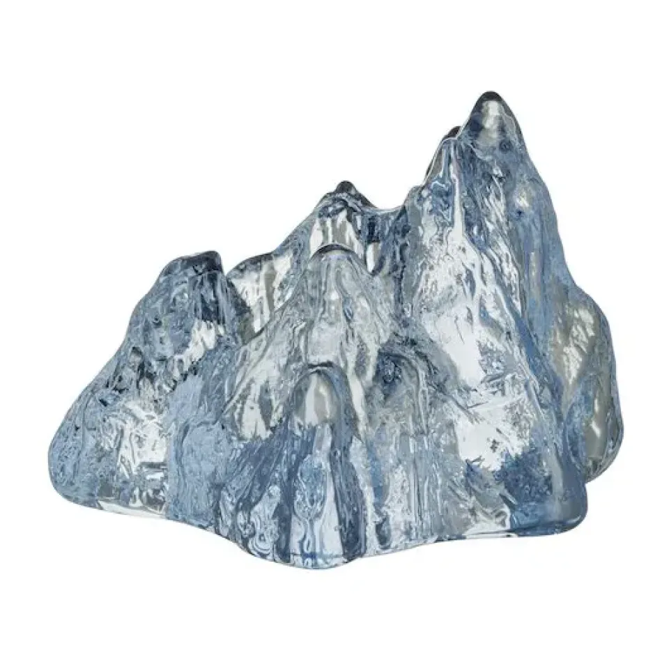 Tea Light Holders, Lanterns & Candle Dishes^Kosta Boda The Rock votive 91 mm, Ice Blue