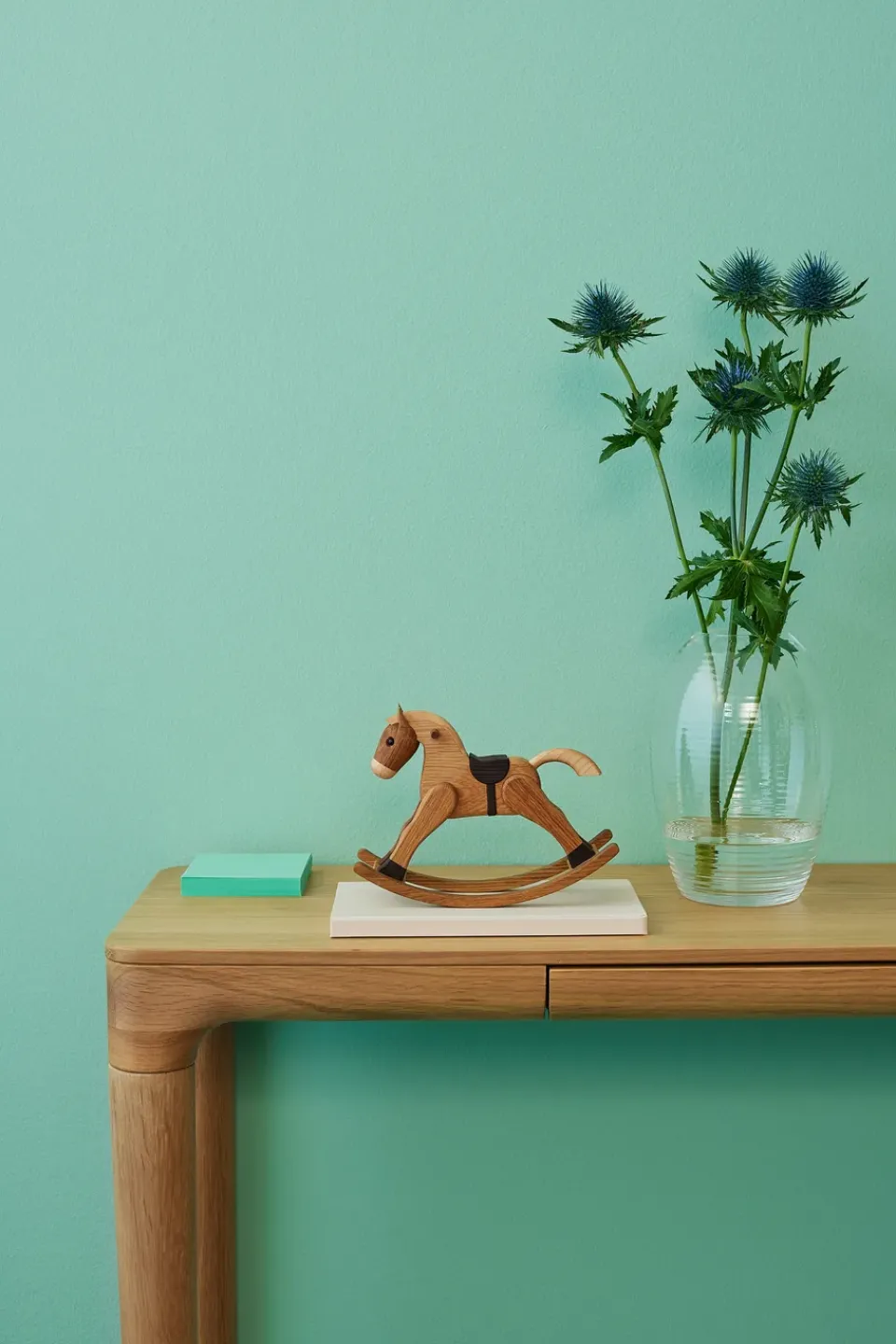 Wooden Figures^Spring Copenhagen The Rocking Horse decoration 13.5 cm, Oak, 13,5 cm Beige