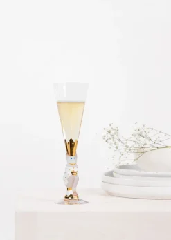Champagne Glasses^Orrefors The Sparkling Devil champagne glass 19 cl, White