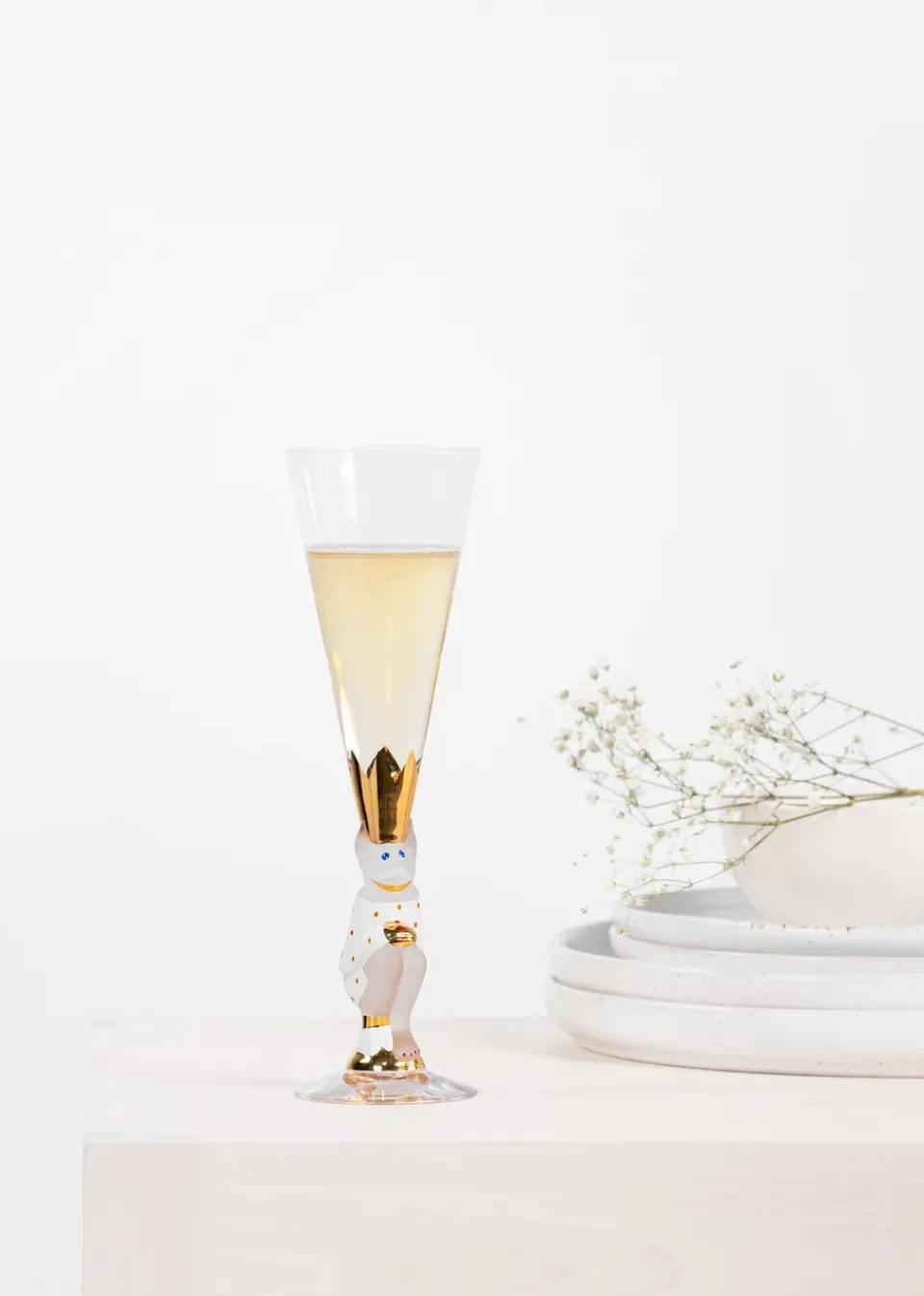 Champagne Glasses^Orrefors The Sparkling Devil champagne glass 19 cl, White