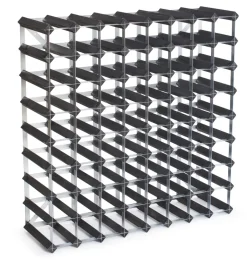 Wine Racks^The Swedish Wine Rack Factory wine rack 72 bottles expandable, Black